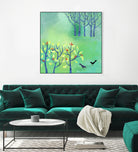 April Landscape by Nic Squirrell on GIANT ART - green digital painting