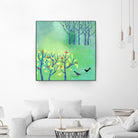 April Landscape by Nic Squirrell on GIANT ART - green digital painting