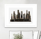 NYC - Black by Elisabeth Fredriksson on GIANT ART - black digital painting