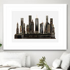 NYC - Black by Elisabeth Fredriksson on GIANT ART - black digital painting