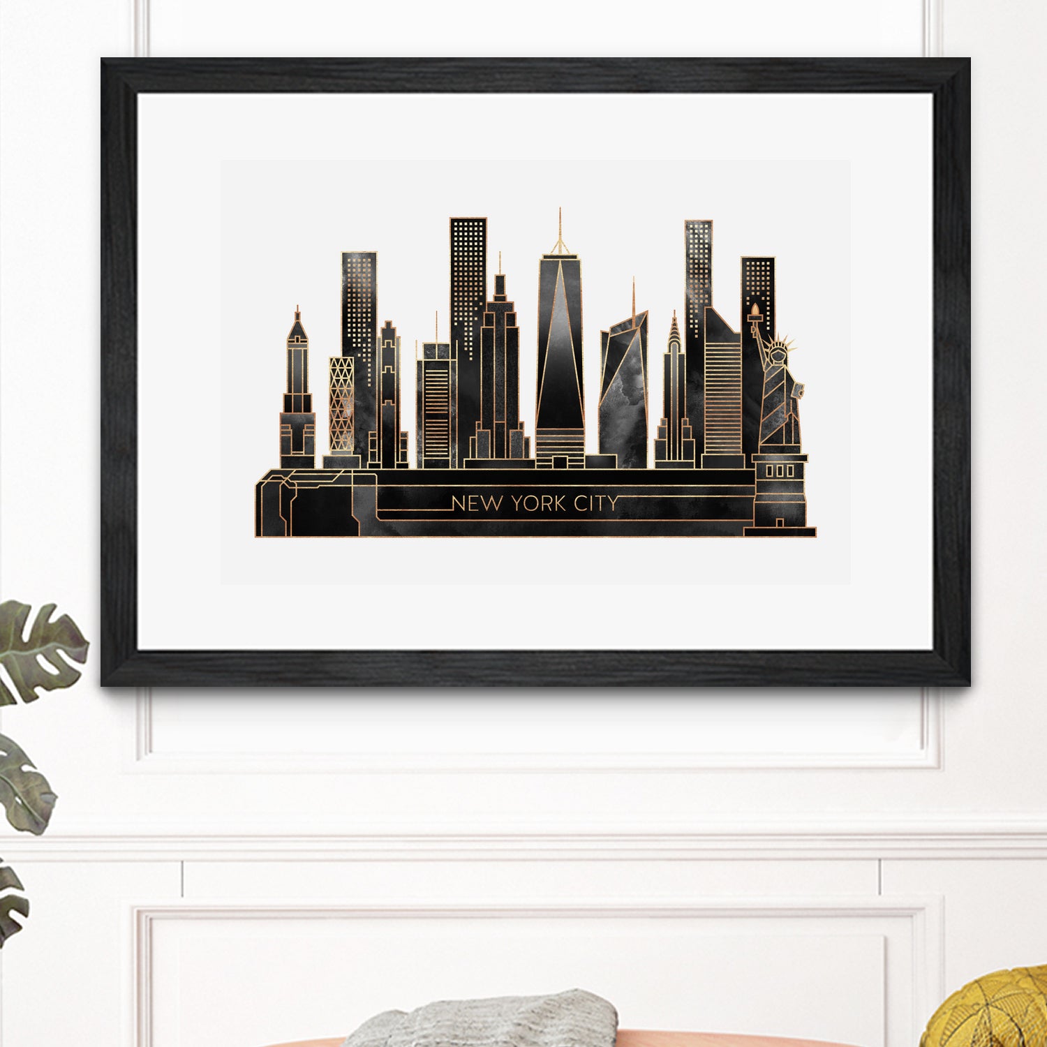 NYC - Black by Elisabeth Fredriksson on GIANT ART - black digital painting