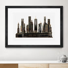 NYC - Black by Elisabeth Fredriksson on GIANT ART - black digital painting