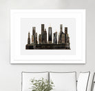 NYC - Black by Elisabeth Fredriksson on GIANT ART - black digital painting