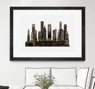 NYC - Black by Elisabeth Fredriksson on GIANT ART - black digital painting