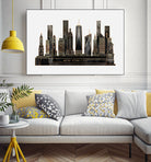 NYC - Black by Elisabeth Fredriksson on GIANT ART - black digital painting