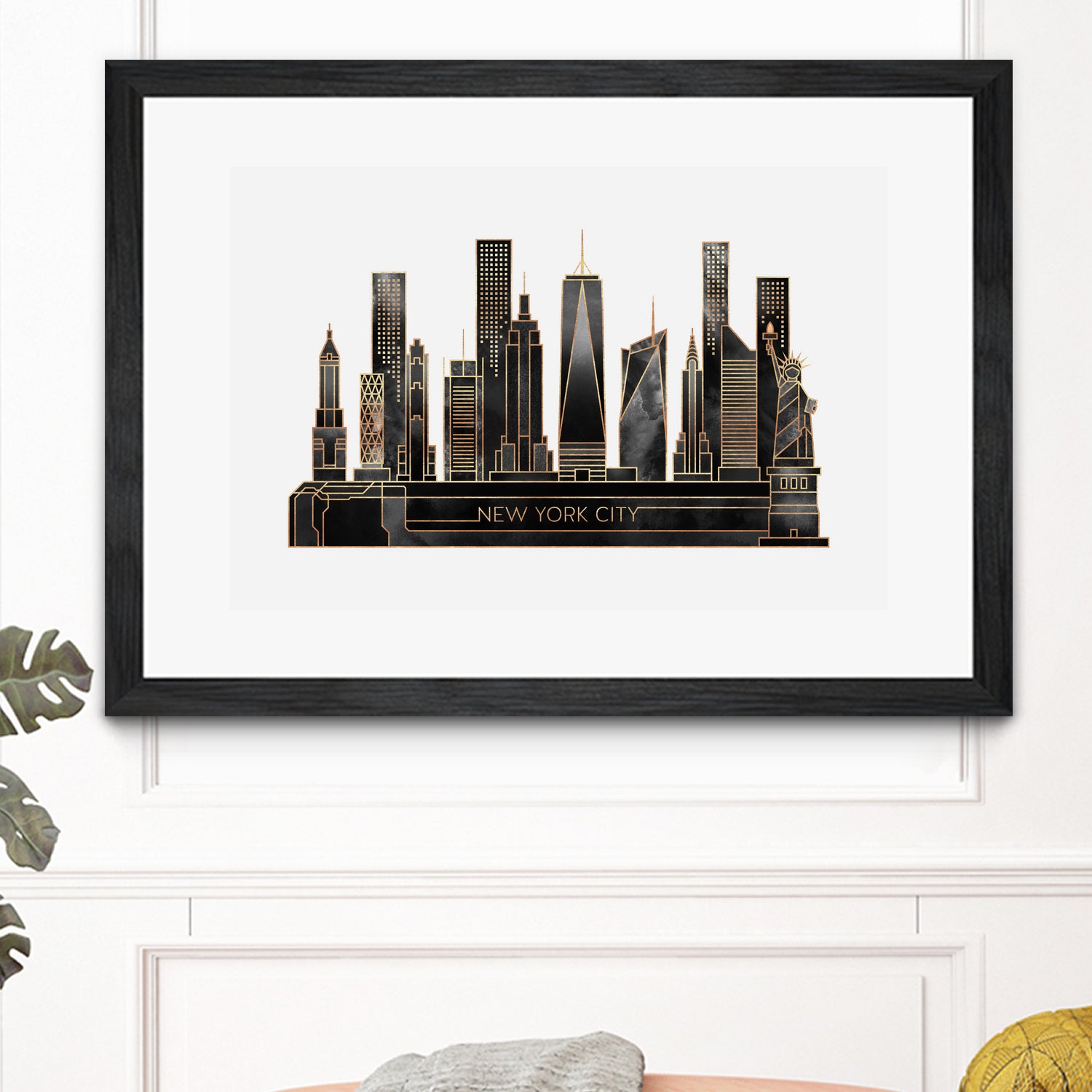 NYC - Black by Elisabeth Fredriksson on GIANT ART - black digital painting