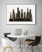 NYC - Black by Elisabeth Fredriksson on GIANT ART - black digital painting