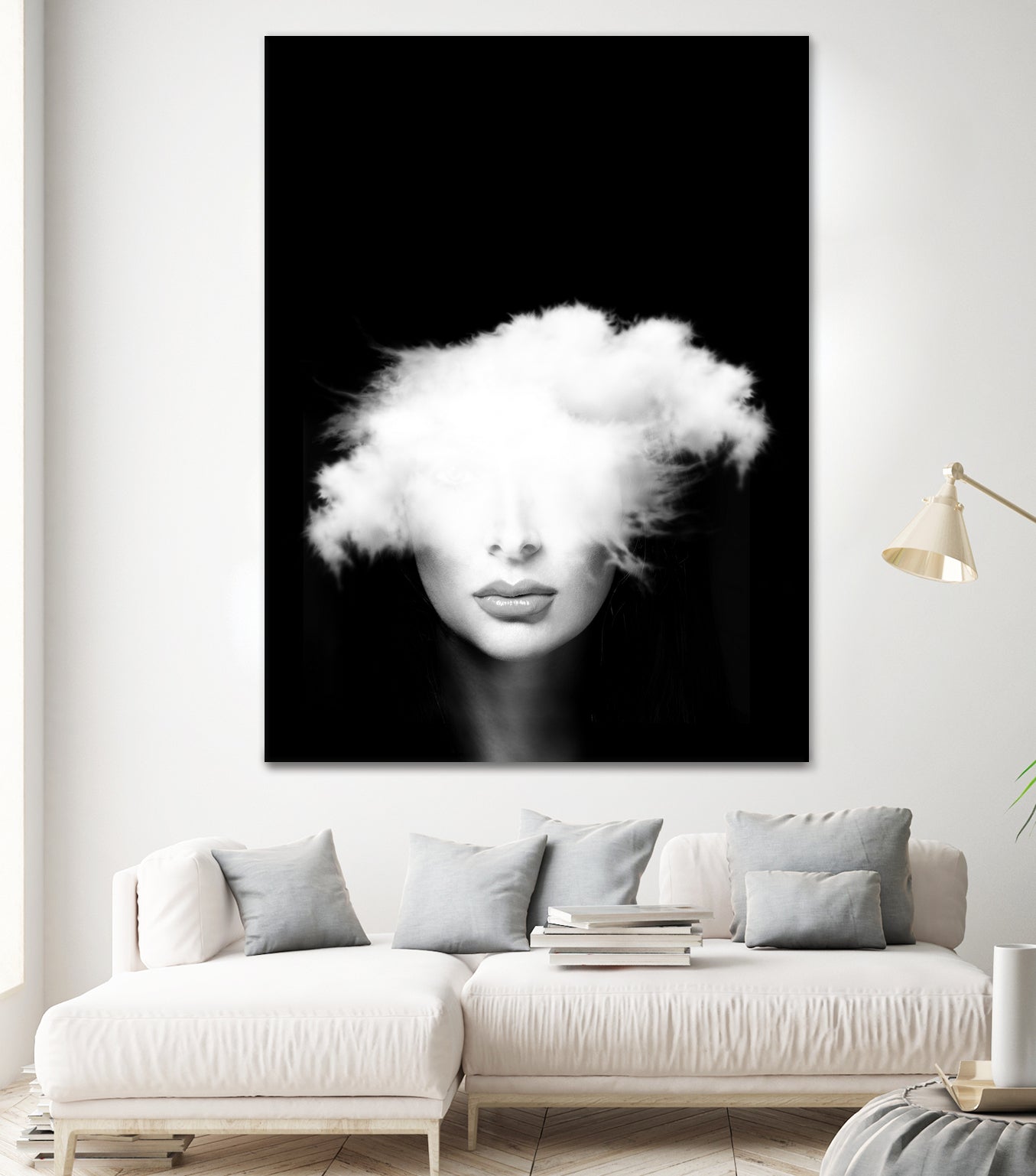 Head in the clouds by Tania Amrein on GIANT ART - black mixed media