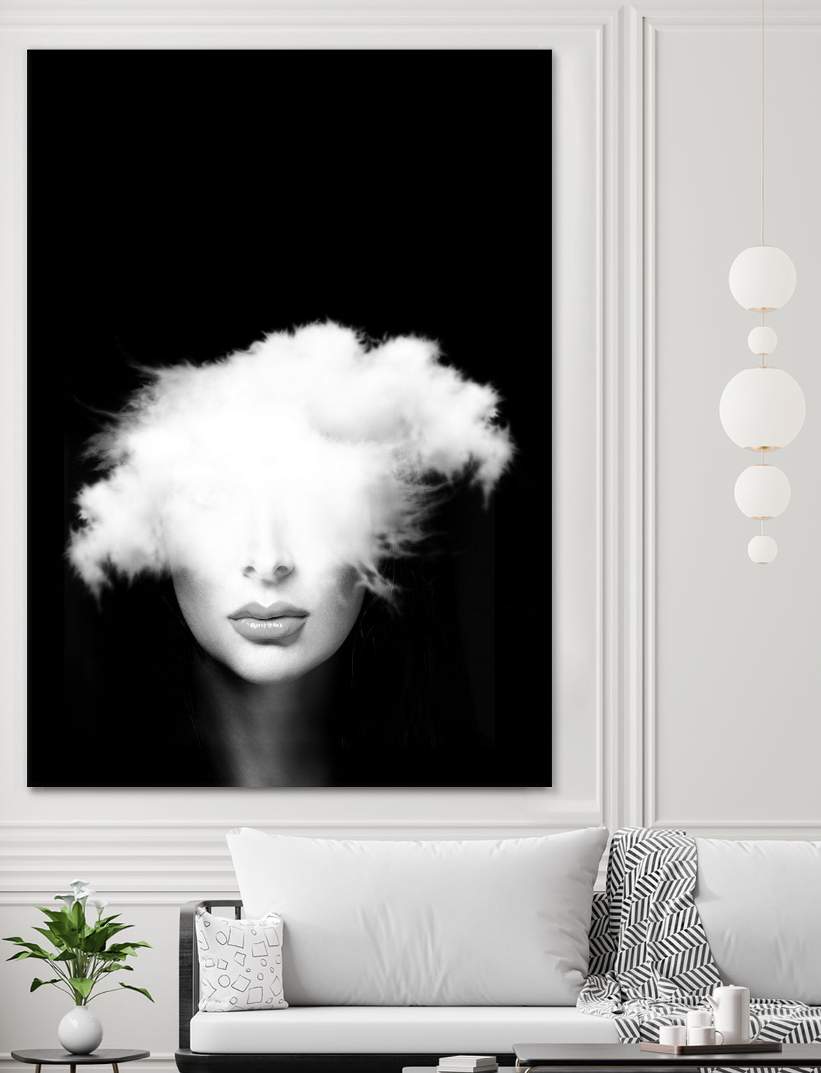 Head in the clouds by Tania Amrein on GIANT ART - black mixed media