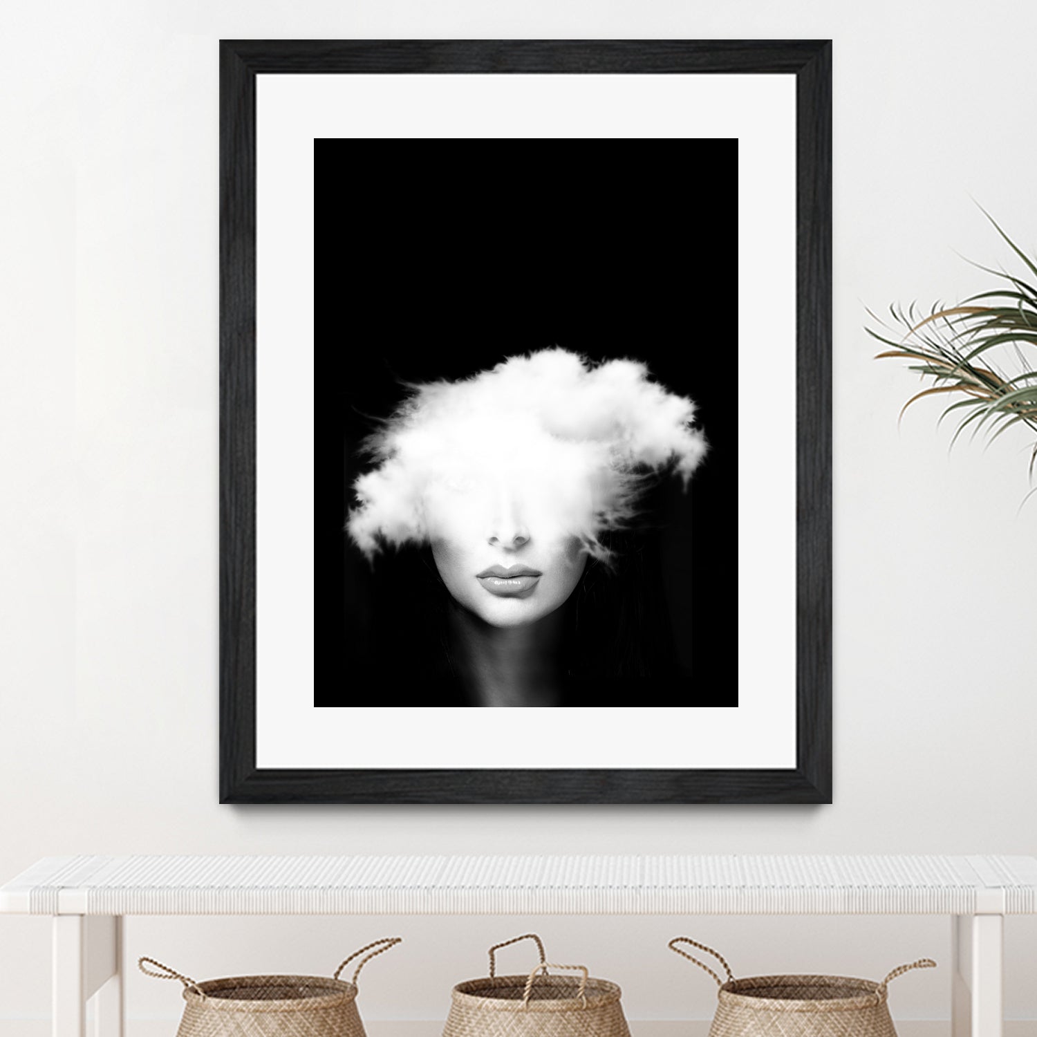 Head in the clouds by Tania Amrein on GIANT ART - black mixed media