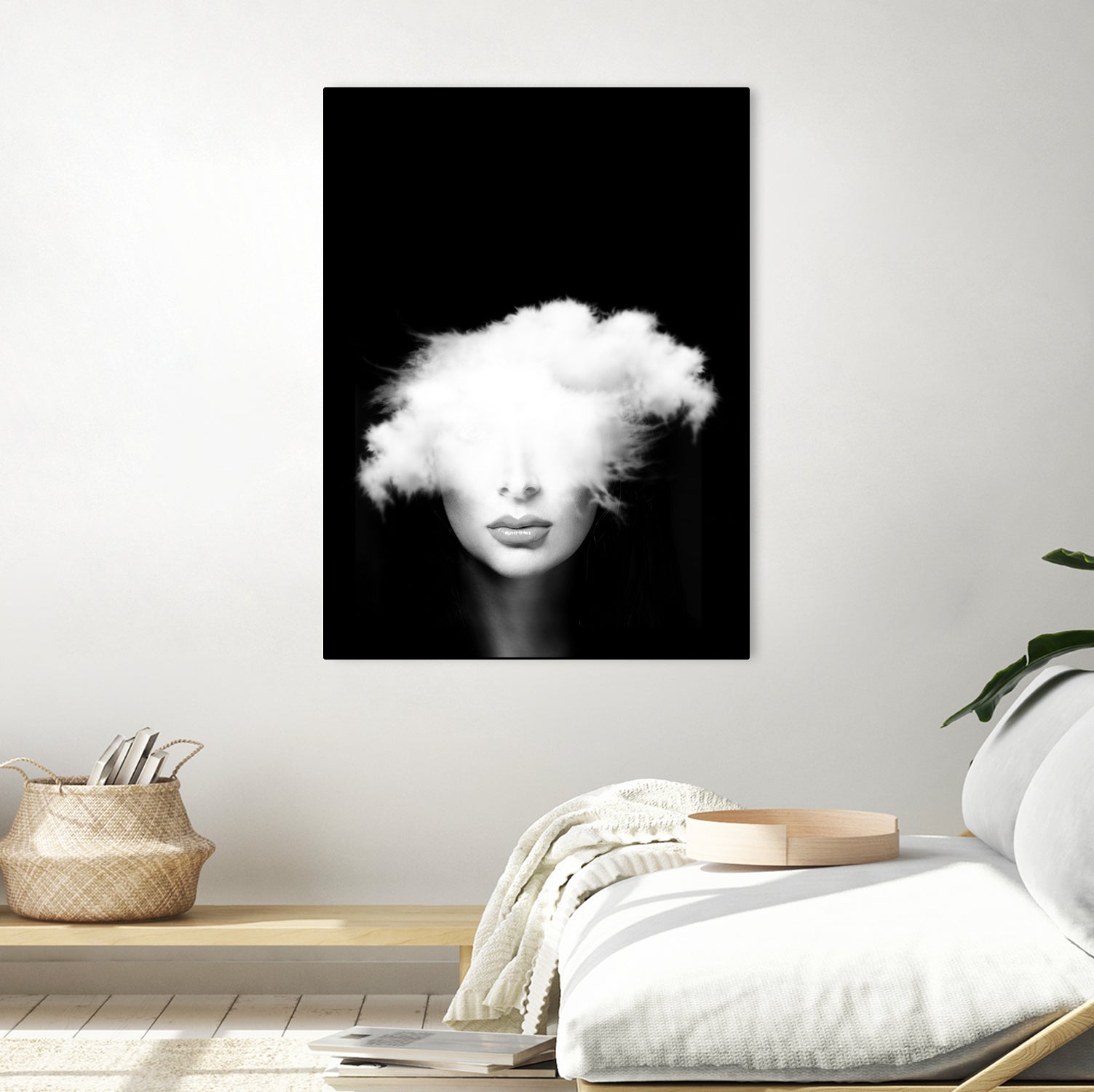 Head in the clouds by Tania Amrein on GIANT ART - black mixed media