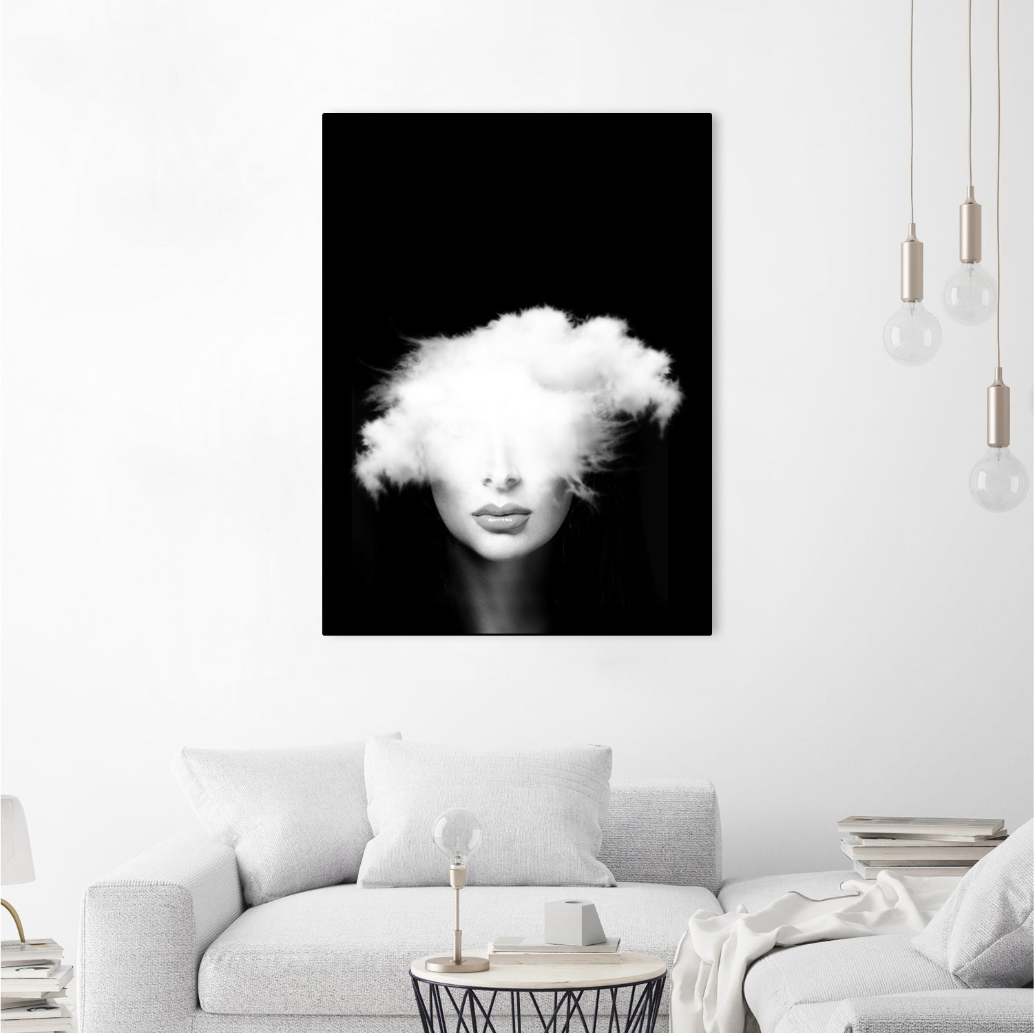 Head in the clouds by Tania Amrein on GIANT ART - black mixed media