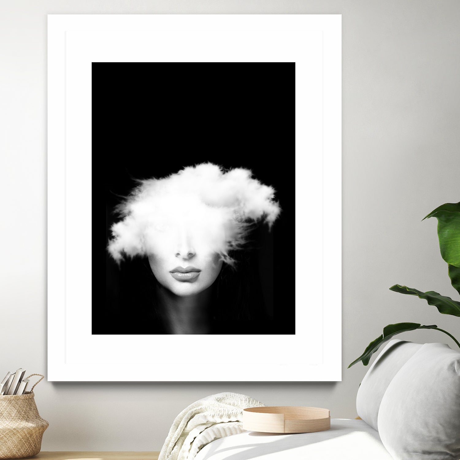 Head in the clouds by Tania Amrein on GIANT ART - black mixed media