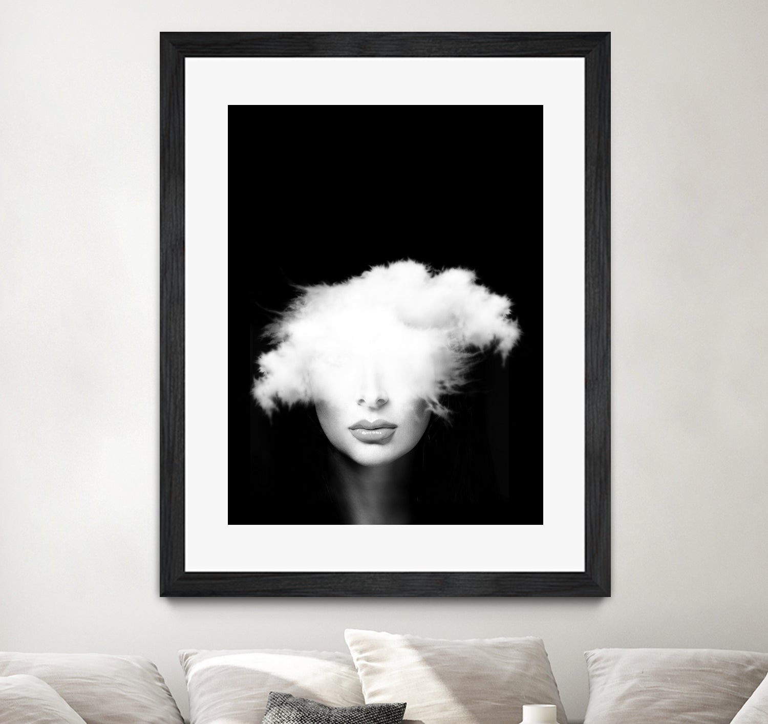 Head in the clouds by Tania Amrein on GIANT ART - black mixed media