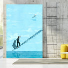 The Truman Show by Jason Ratliff on GIANT ART - blue digital painting