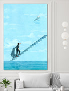 The Truman Show by Jason Ratliff on GIANT ART - blue digital painting