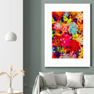 Emaline Floral and Succulents by Lisa Raymond on GIANT ART - red digital painting