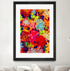 Emaline Floral and Succulents by Lisa Raymond on GIANT ART - red digital painting