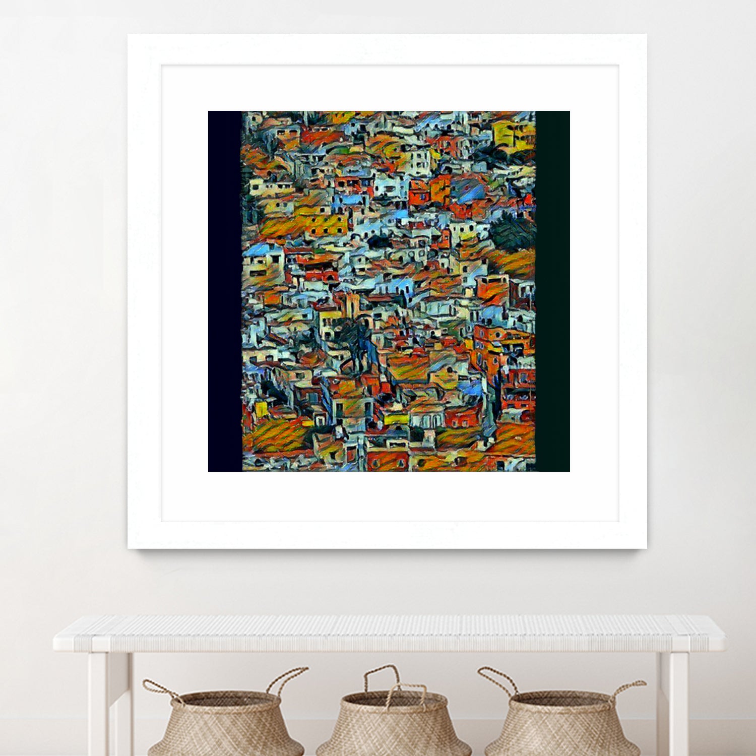 Guanajuato by Jeffrey Irwin on GIANT ART - orange digital painting