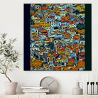 Guanajuato by Jeffrey Irwin on GIANT ART - orange digital painting