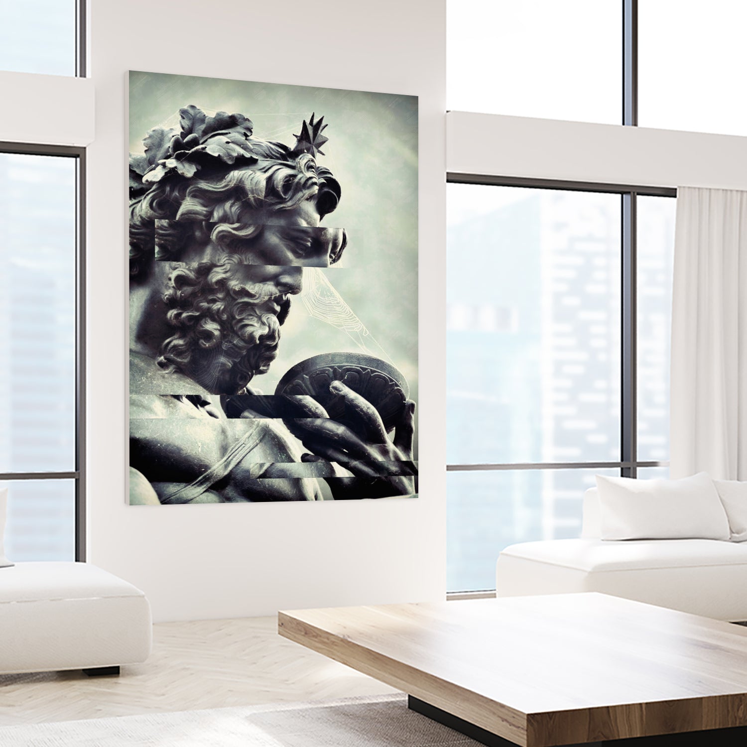 ZEUS by Menelaos Trompoukis on GIANT ART - green digital painting