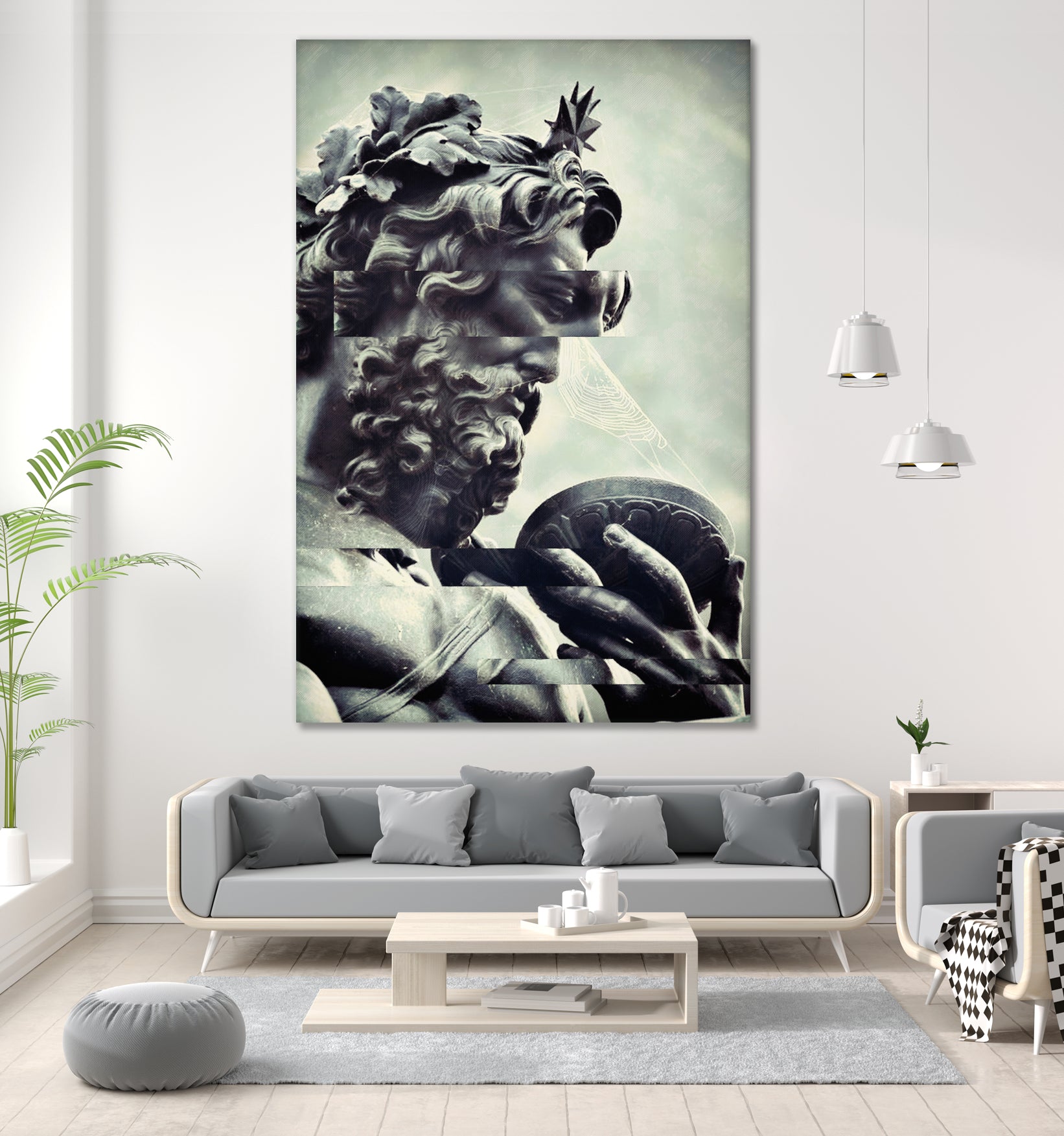 ZEUS by Menelaos Trompoukis on GIANT ART - green digital painting