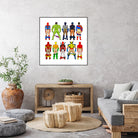 Super Hero Butts by Winston Chiu on GIANT ART - white digital drawing