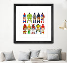 Super Hero Butts by Winston Chiu on GIANT ART - white digital drawing