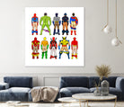 Super Hero Butts by Winston Chiu on GIANT ART - white digital drawing