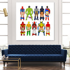 Super Hero Butts by Winston Chiu on GIANT ART - white digital drawing