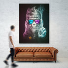 Smoky by Lukáš Brežák on GIANT ART - fuchsia digital painting