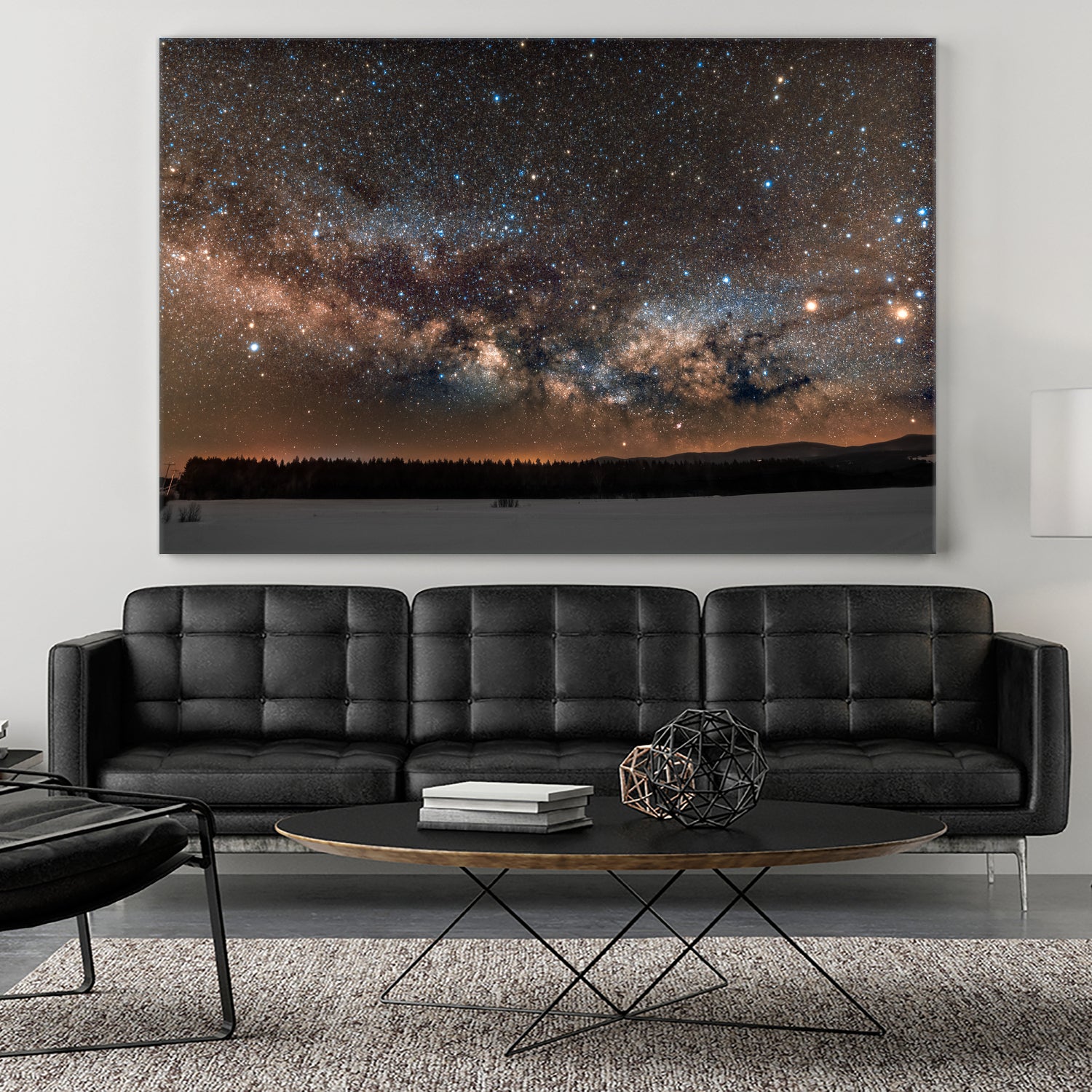 Milky way by Lorenzo Bustillo on GIANT ART - gray photo illustration