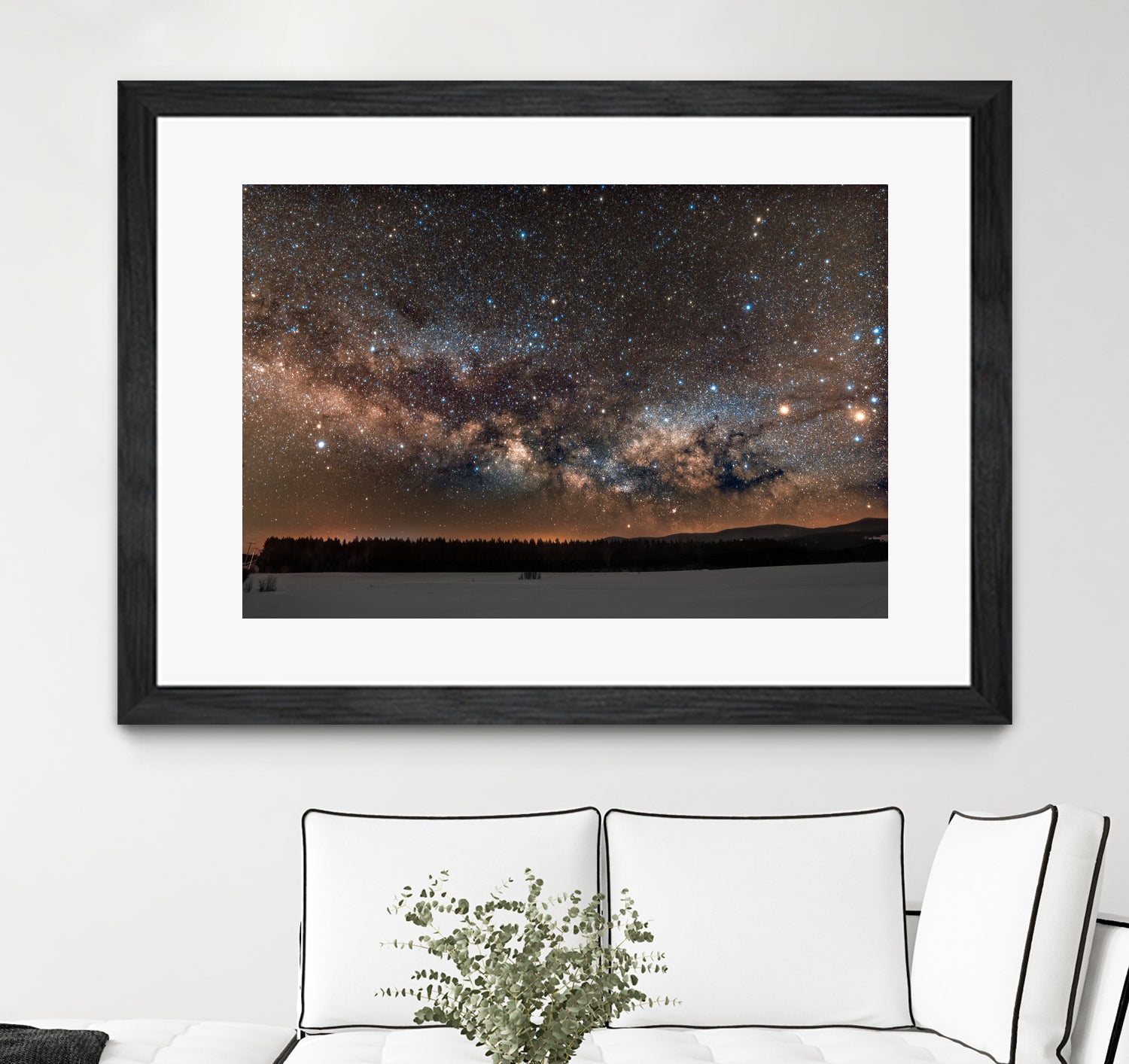 Milky way by Lorenzo Bustillo on GIANT ART - gray photo illustration