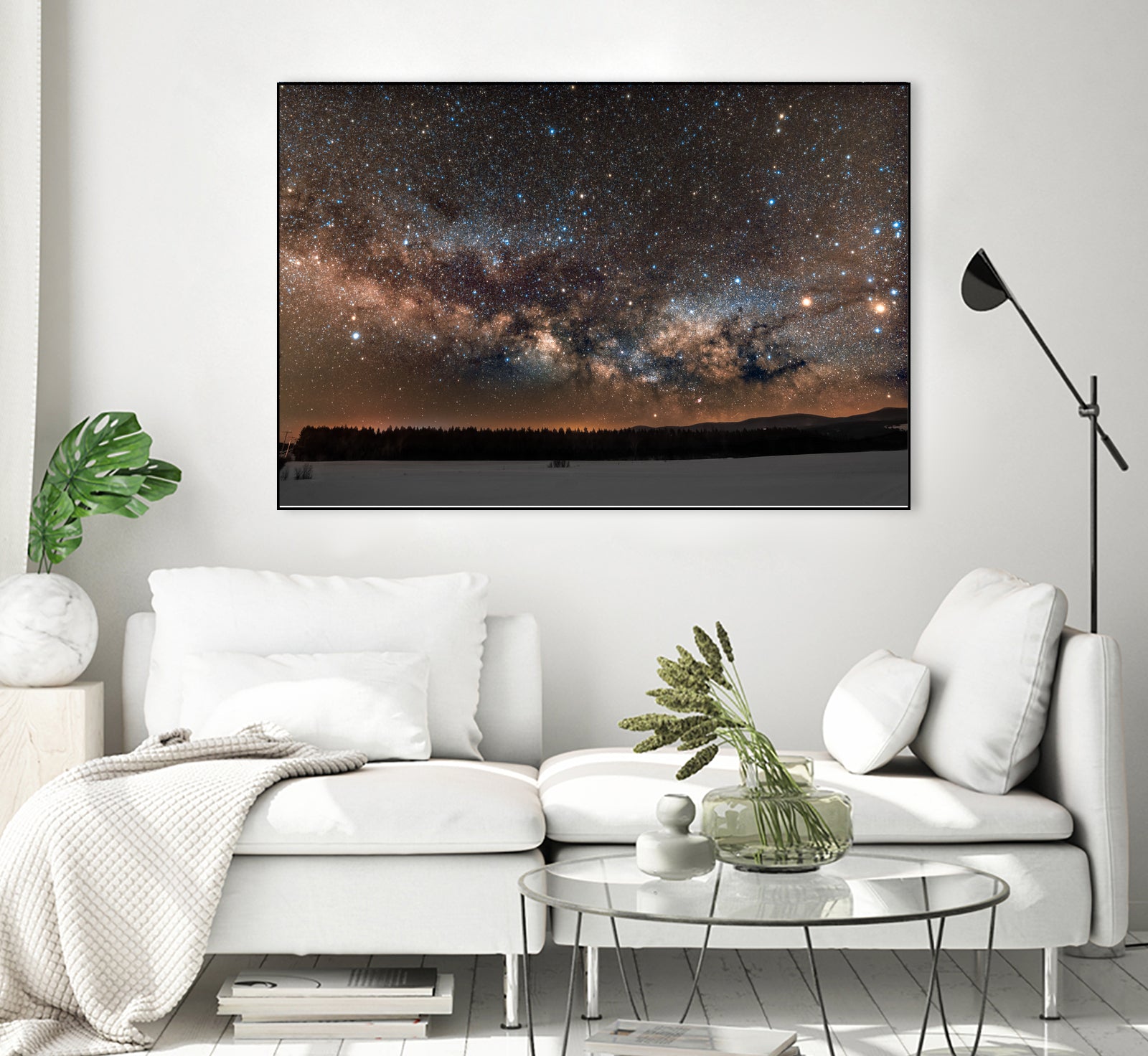 Milky way by Lorenzo Bustillo on GIANT ART - gray photo illustration