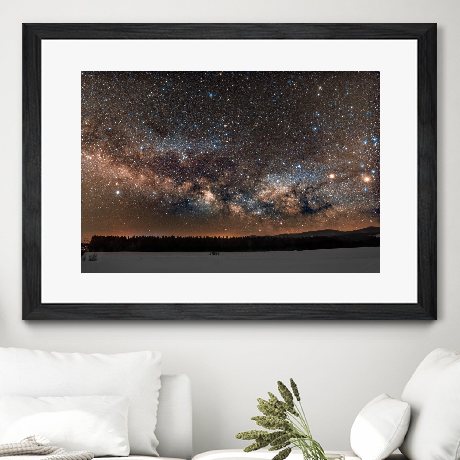 Milky way by Lorenzo Bustillo on GIANT ART - gray photo illustration