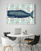 Moby Vineyard Aqua by Thomas Fernez on GIANT ART - blue digital painting