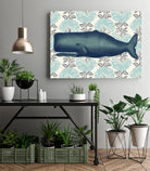 Moby Vineyard Aqua by Thomas Fernez on GIANT ART - blue digital painting