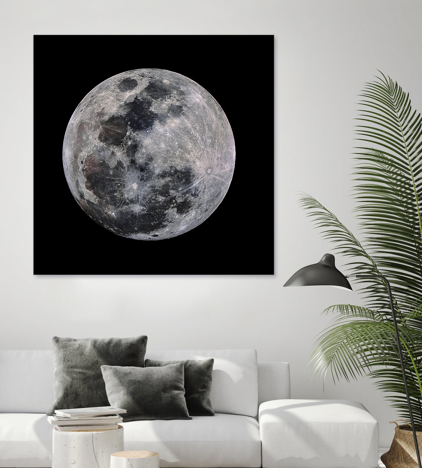 Super Moon by Lorenzo Bustillo on GIANT ART - gray photo illustration