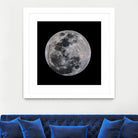 Super Moon by Lorenzo Bustillo on GIANT ART - gray photo illustration