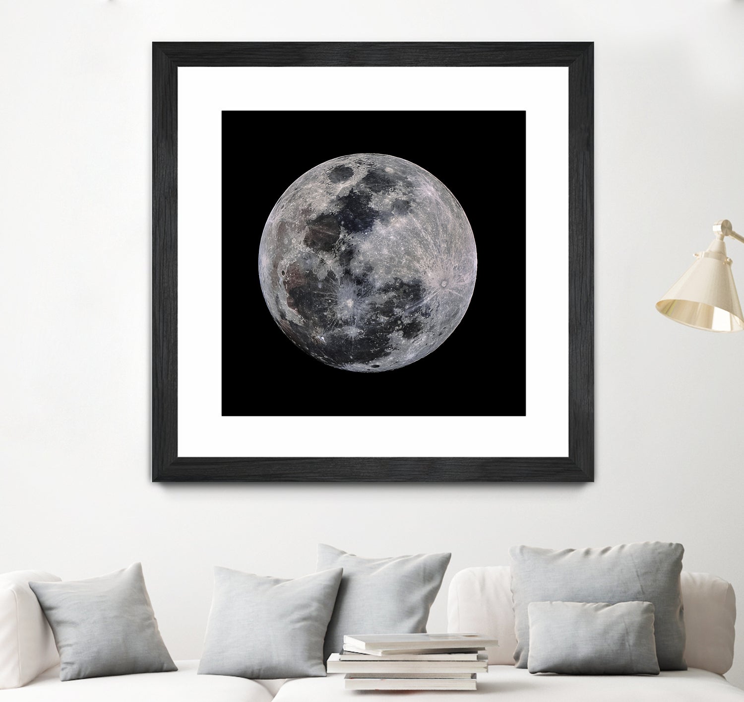 Super Moon by Lorenzo Bustillo on GIANT ART - gray photo illustration