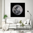 Super Moon by Lorenzo Bustillo on GIANT ART - gray photo illustration