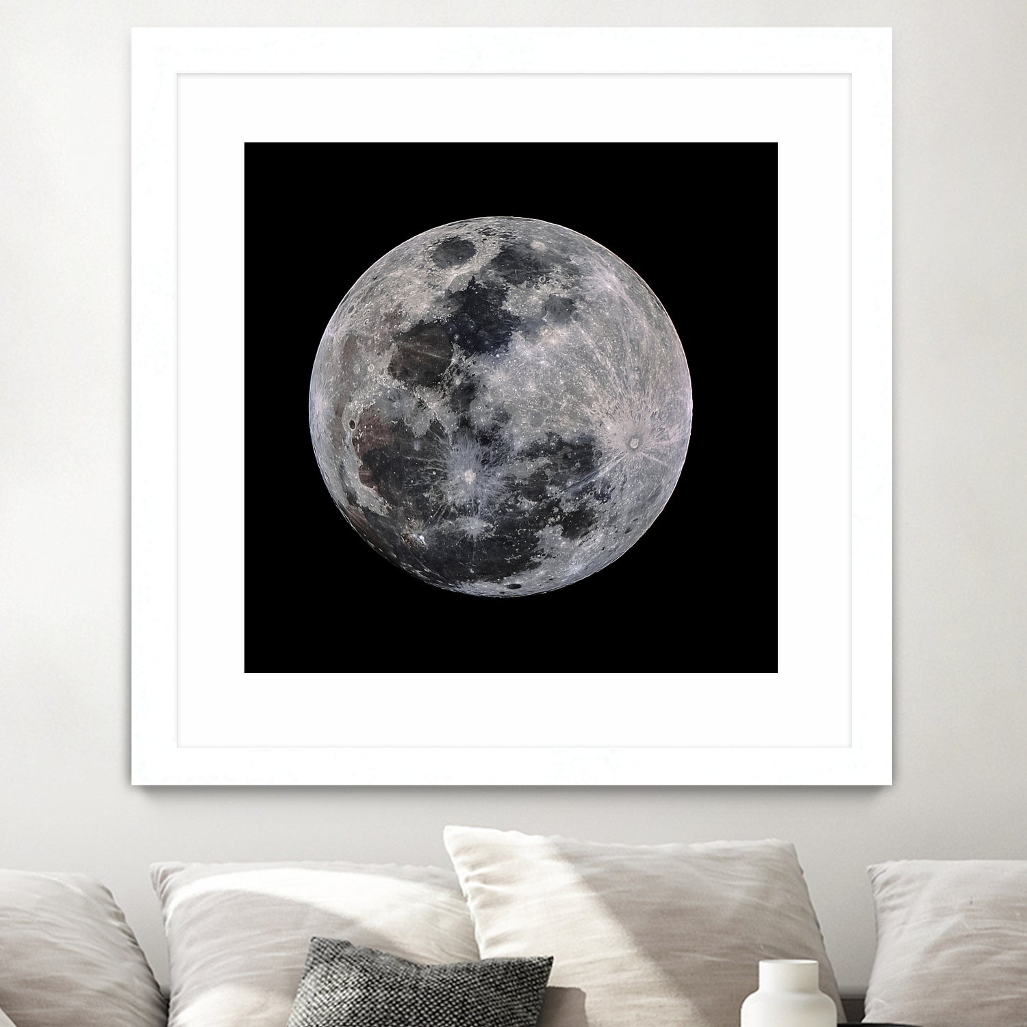 Super Moon by Lorenzo Bustillo on GIANT ART - gray photo illustration