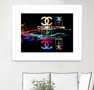 Chanel Perfumes by Daniel Janda on GIANT ART - black mixed media