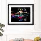 Chanel Perfumes by Daniel Janda on GIANT ART - black mixed media