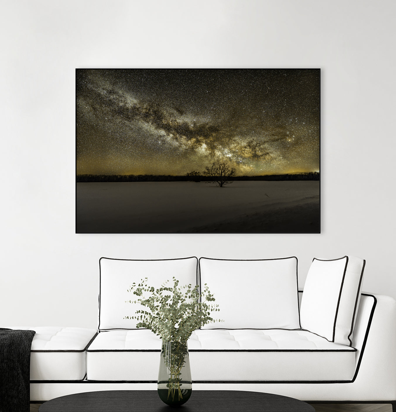 MIlky way rising by Lorenzo Bustillo on GIANT ART - gray photo illustration