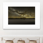 MIlky way rising by Lorenzo Bustillo on GIANT ART - gray photo illustration