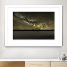 MIlky way rising by Lorenzo Bustillo on GIANT ART - gray photo illustration