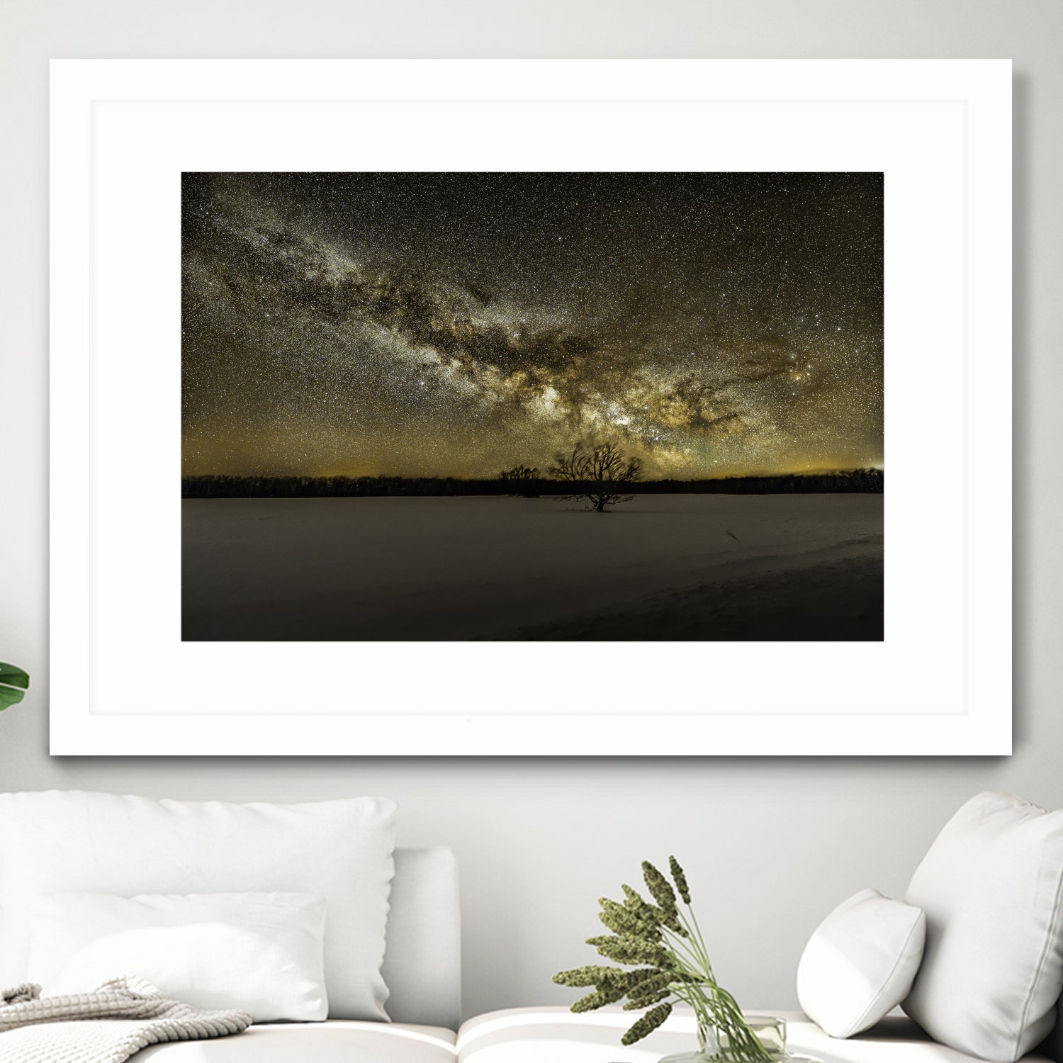 MIlky way rising by Lorenzo Bustillo on GIANT ART - gray photo illustration