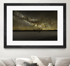 MIlky way rising by Lorenzo Bustillo on GIANT ART - gray photo illustration