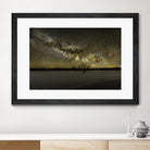 MIlky way rising by Lorenzo Bustillo on GIANT ART - gray photo illustration